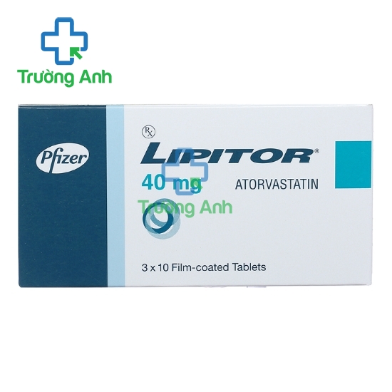 Lipitor 40mg - Thuốc điều trị tăng cholesterol trong máu hiệu quả